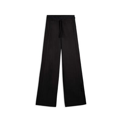 Pantaloni wide leg in felpa con stampa Flow