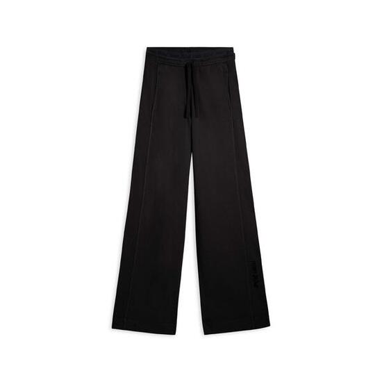 Pantaloni wide leg in felpa con stampa Flow