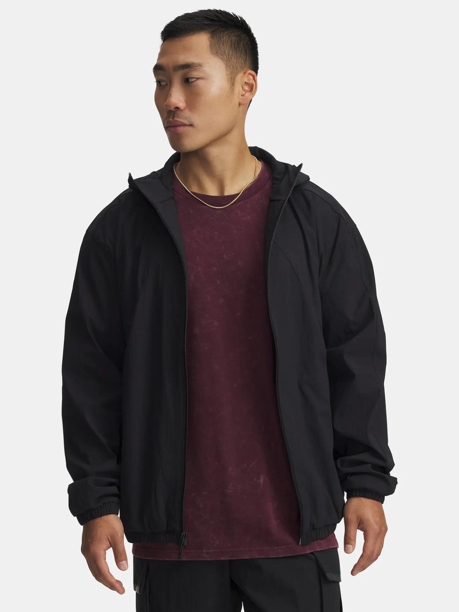 Férfi kabát Under Armour UA Unstoppable Txt Woven Jkt-BLK 1/3