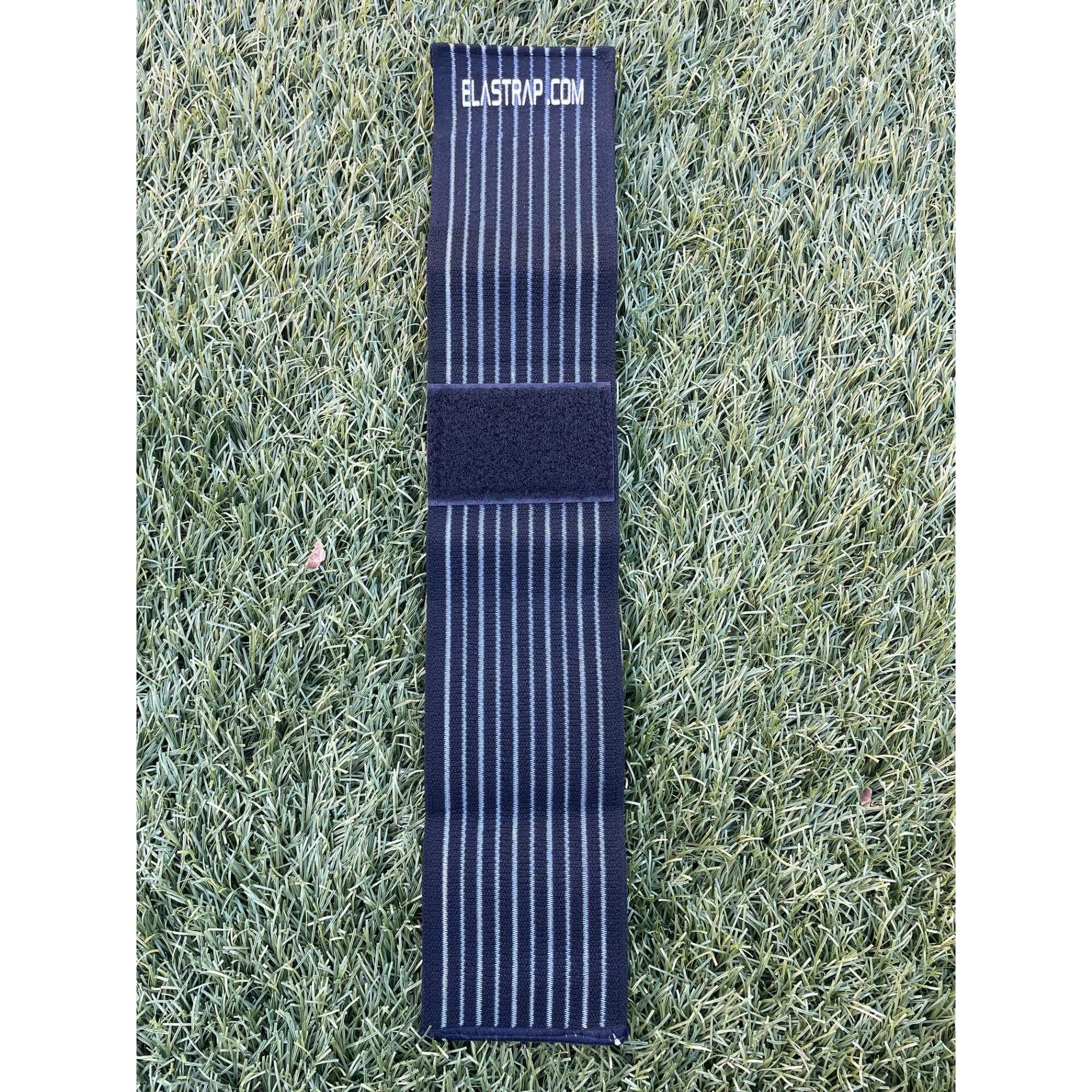 Elastrap - Bande Bandage Strap Sangle Elastique Fixation Maintien Poche Glace Gel Electrode - Bande De Maintien - Noir - 40 Cm - Decathlon