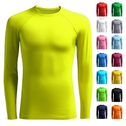 Camiseta térmica amarillo fluor 4/6