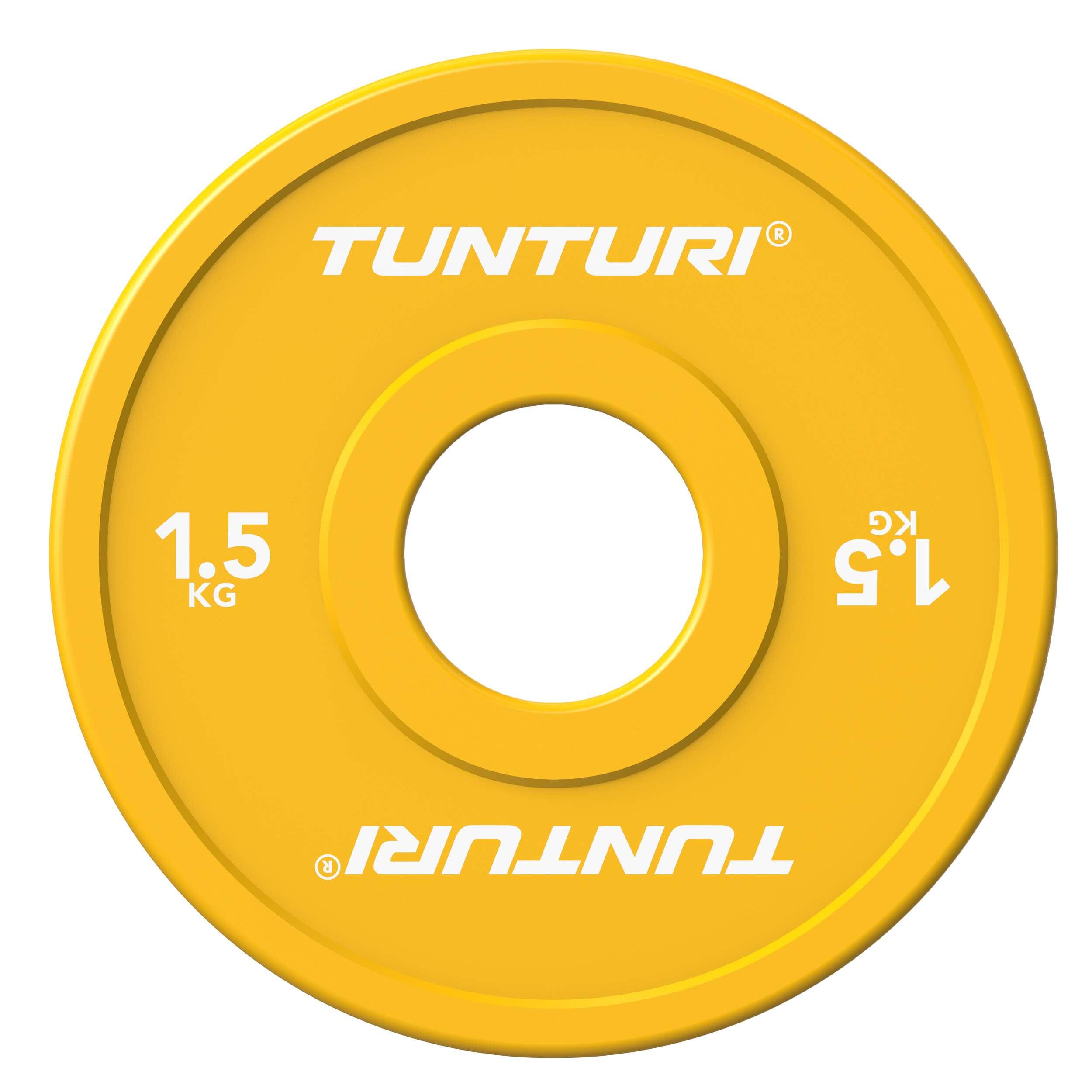 Set dischi bumper - gialli - 1,5kg 2/4