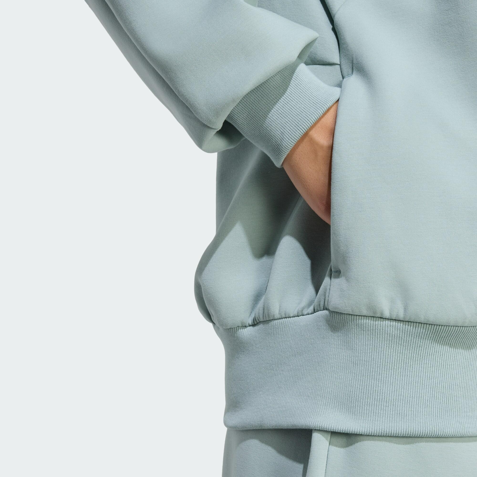 Felpa con zip integrale Soft Lux Loose 5/6