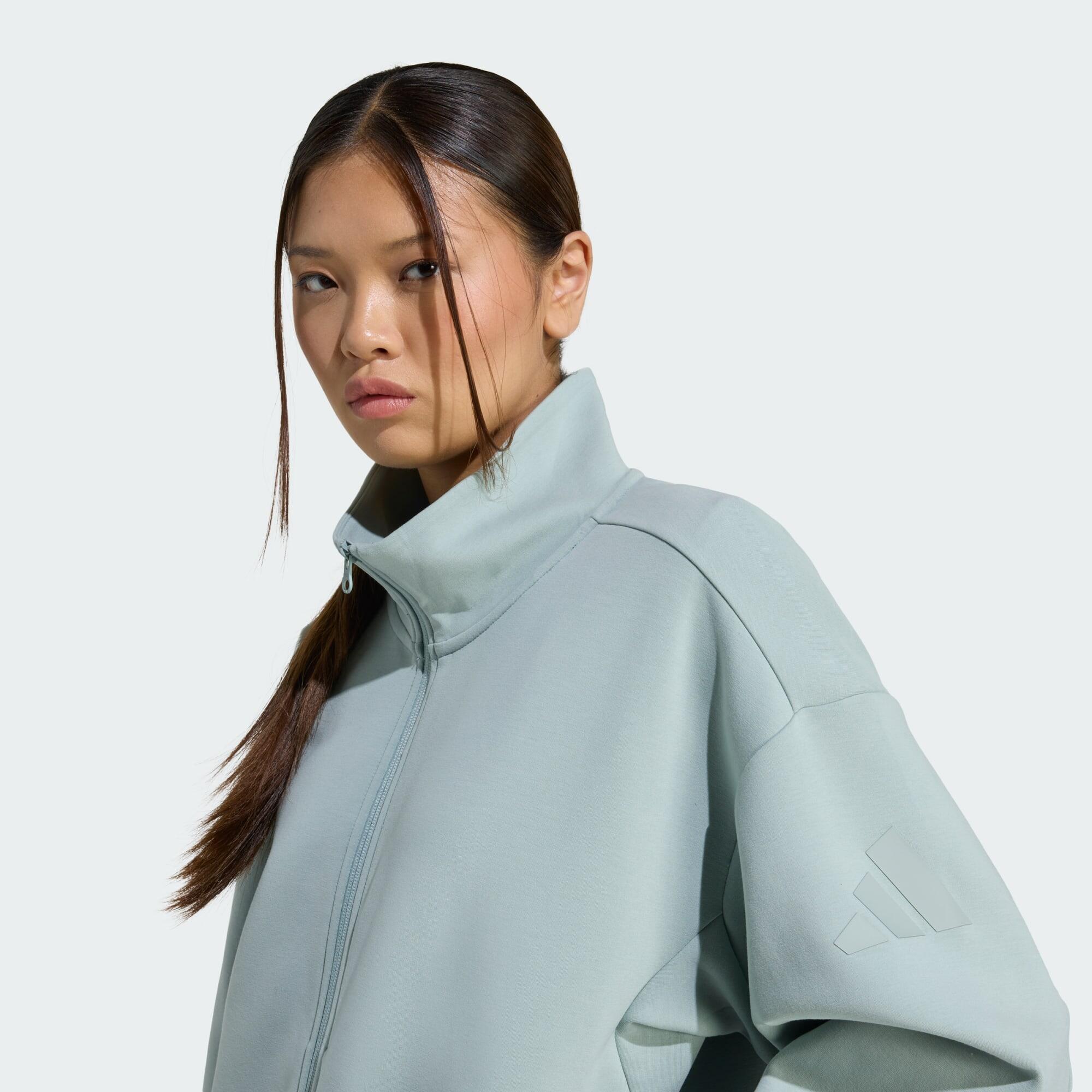 Felpa con zip integrale Soft Lux Loose 4/6
