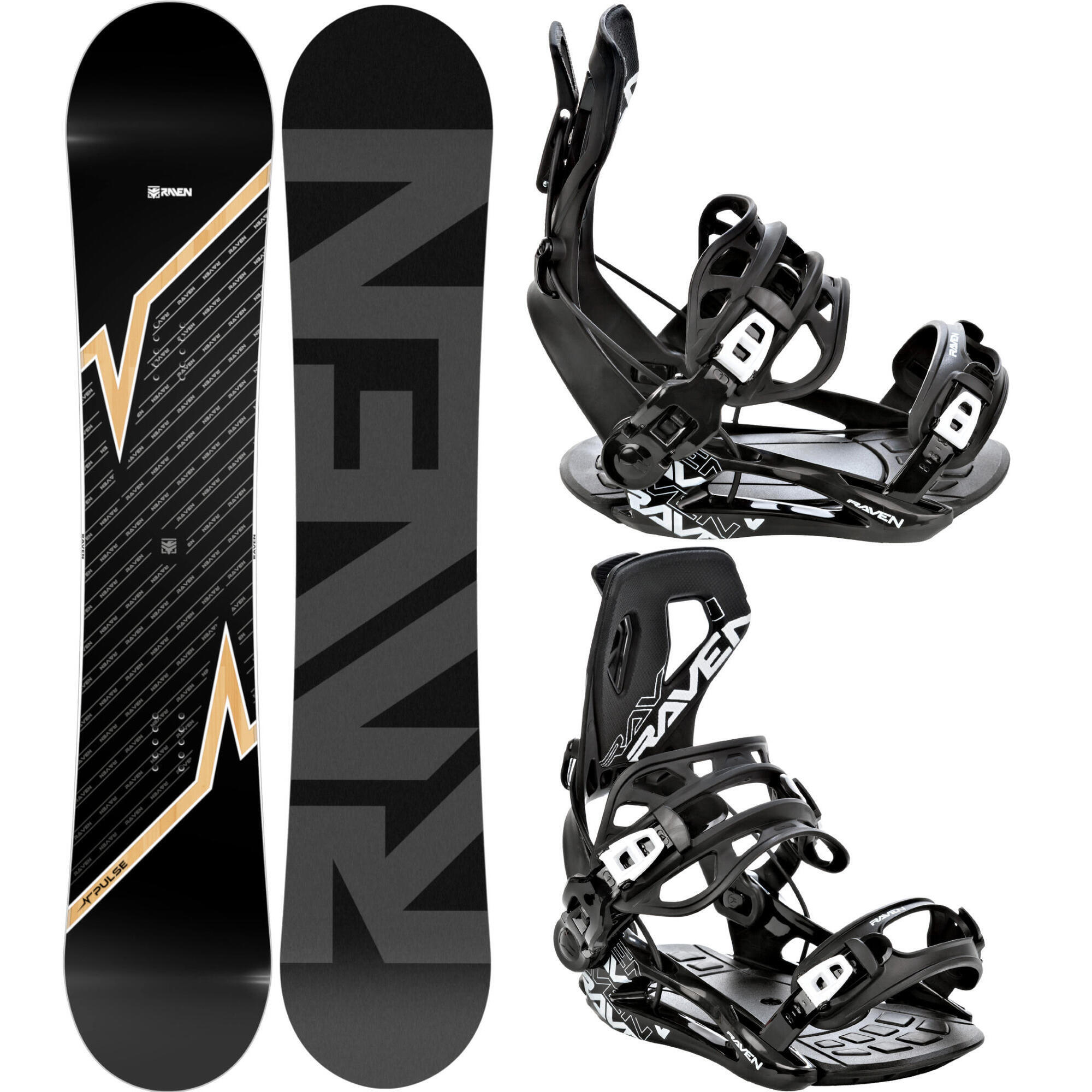 Zestaw Deska snowboardowa Raven Pulse + Wiązania Raven FT360