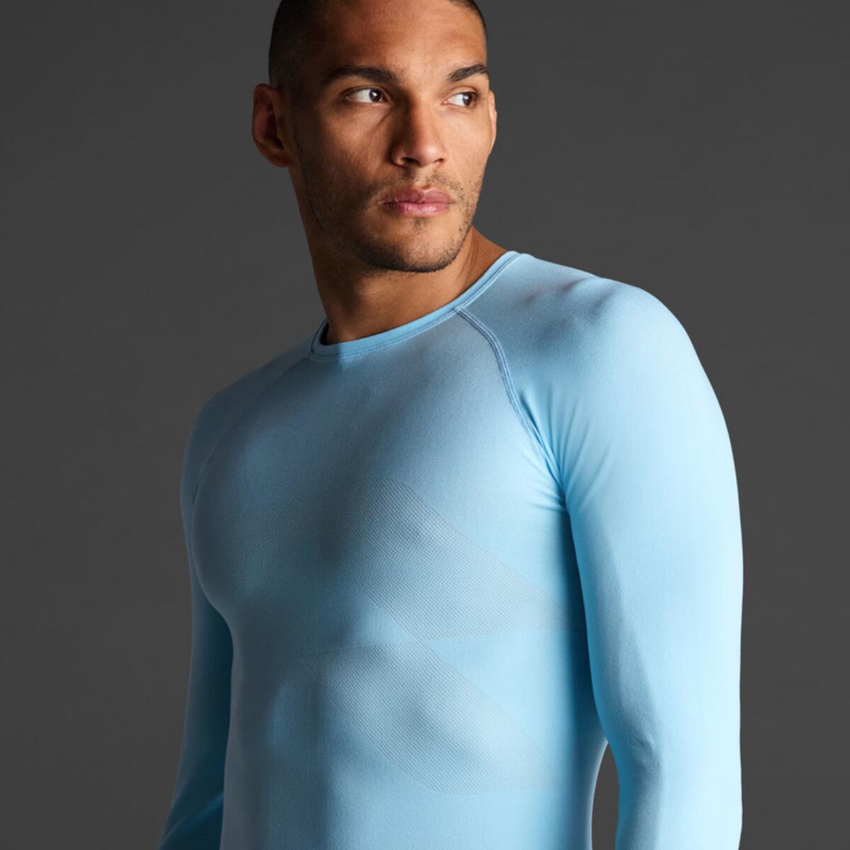 Camiseta térm. azul claro 4/6 3/7
