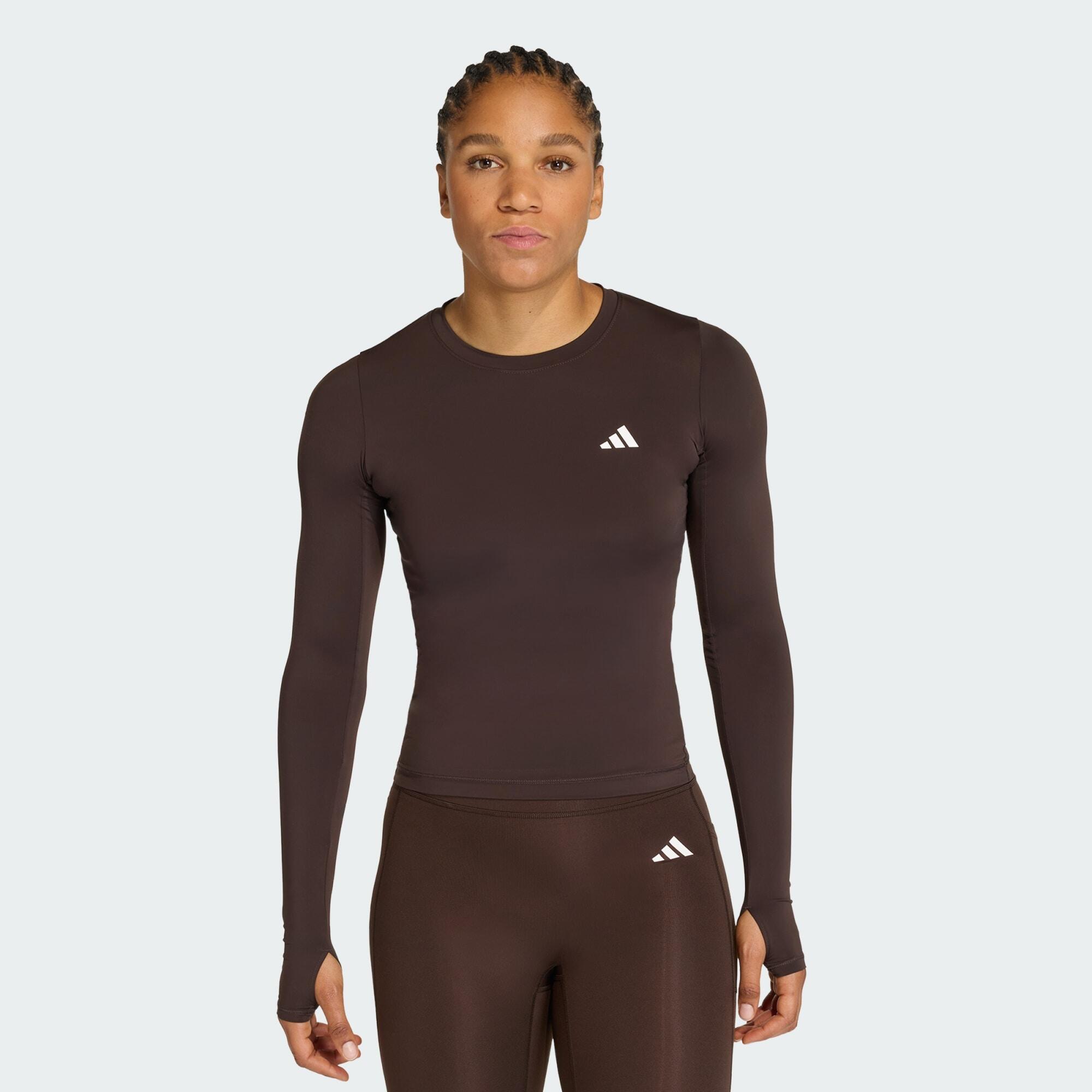 ADIDAS Power Essentials Workout Contour Long Sleeve Top