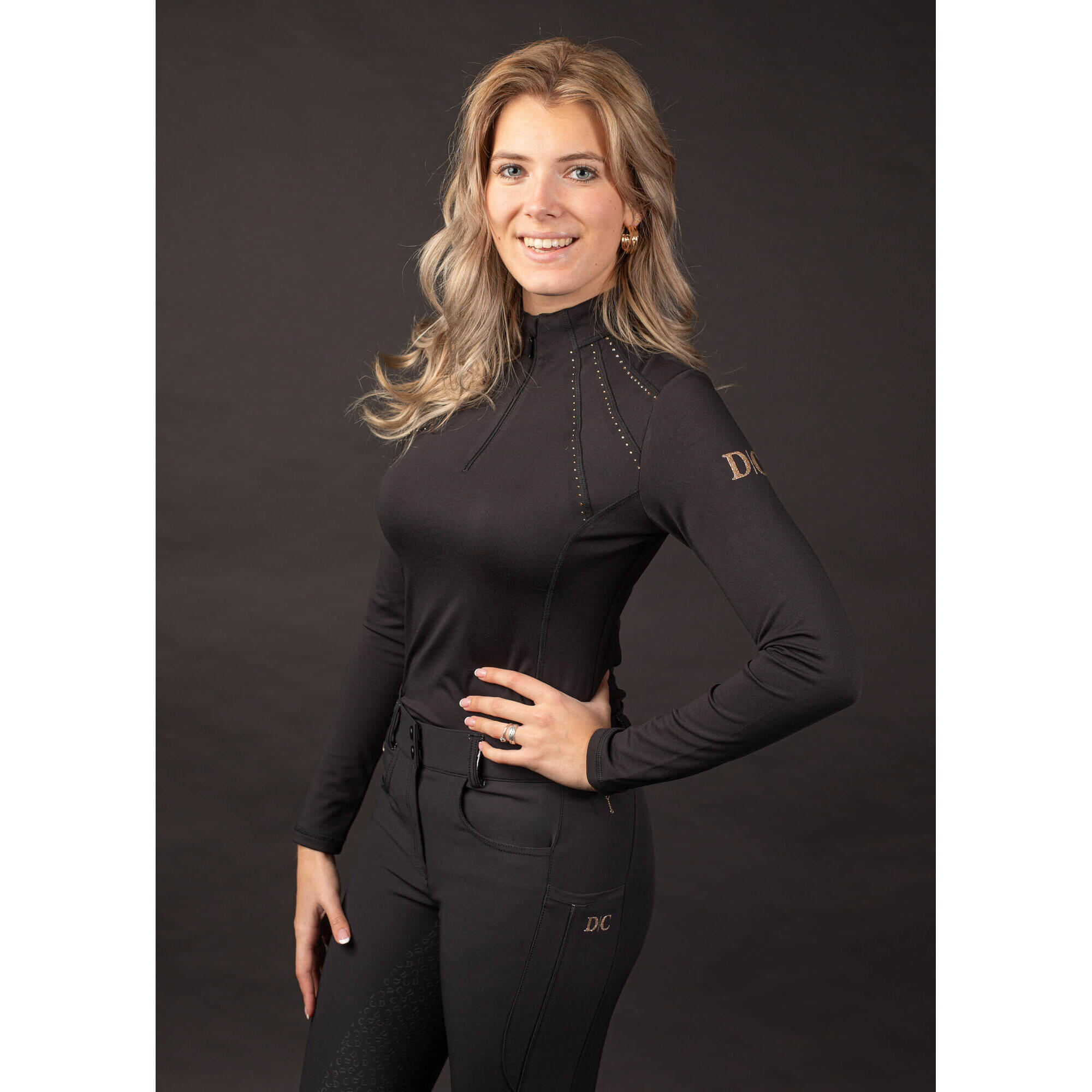 Maillot équitation femme Harry's Horse Denici Cavalli Stardust Crystal 3/3