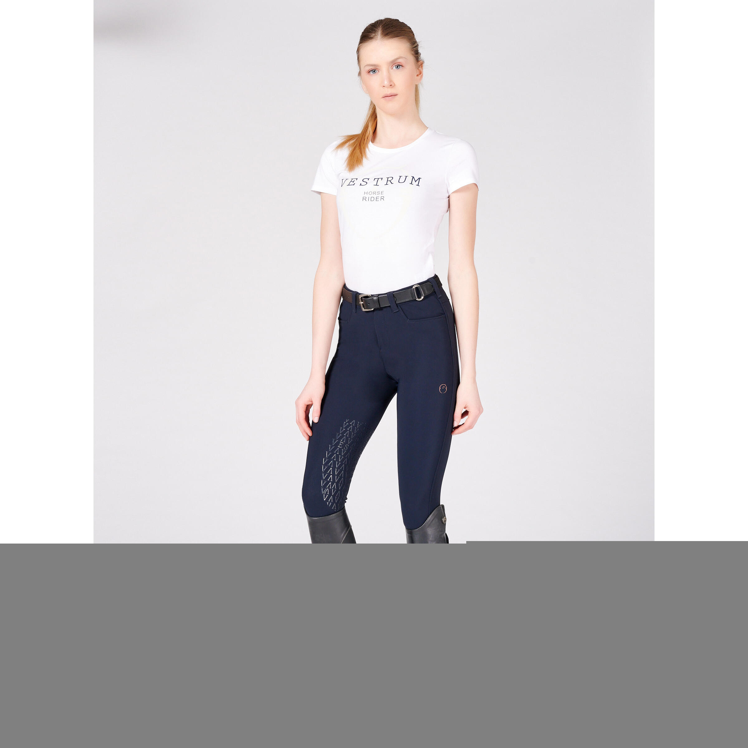 Pantalon équitation mid grip femme Vestrum Syracuse TK 2/3
