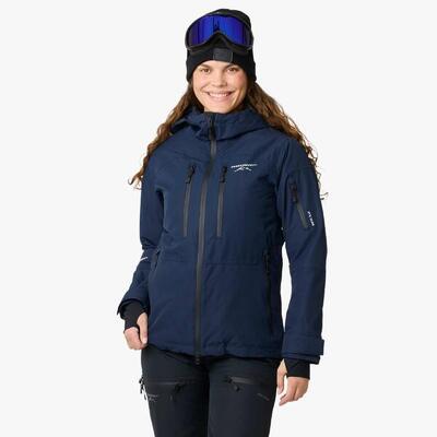 Dames ski jas ski waterproof winddicht ademend freeride