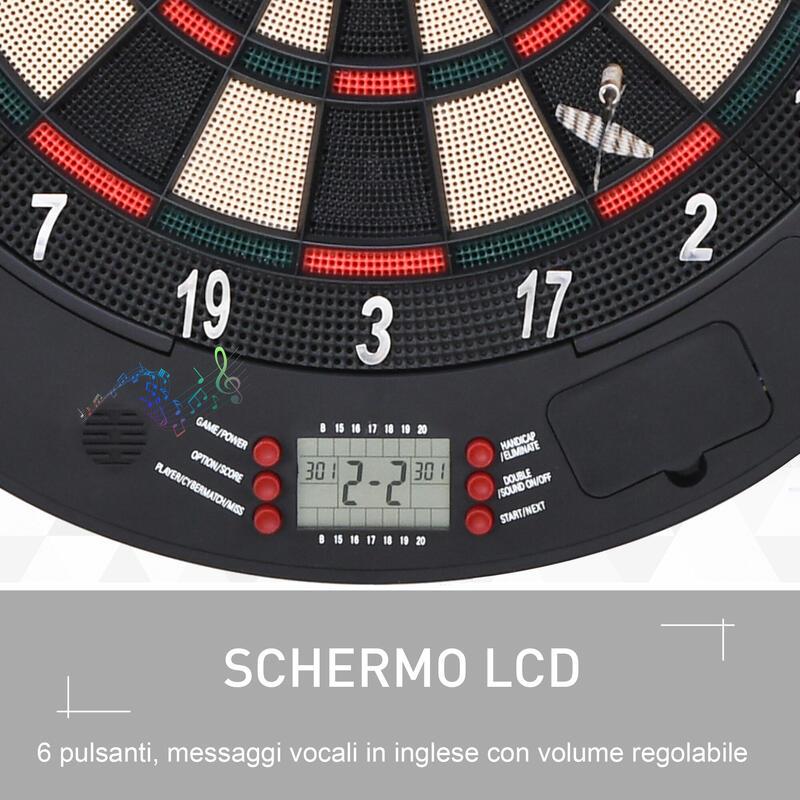 Ţinţă Electronică Darts – 26 Moduri de Joc, 8 Jucatori