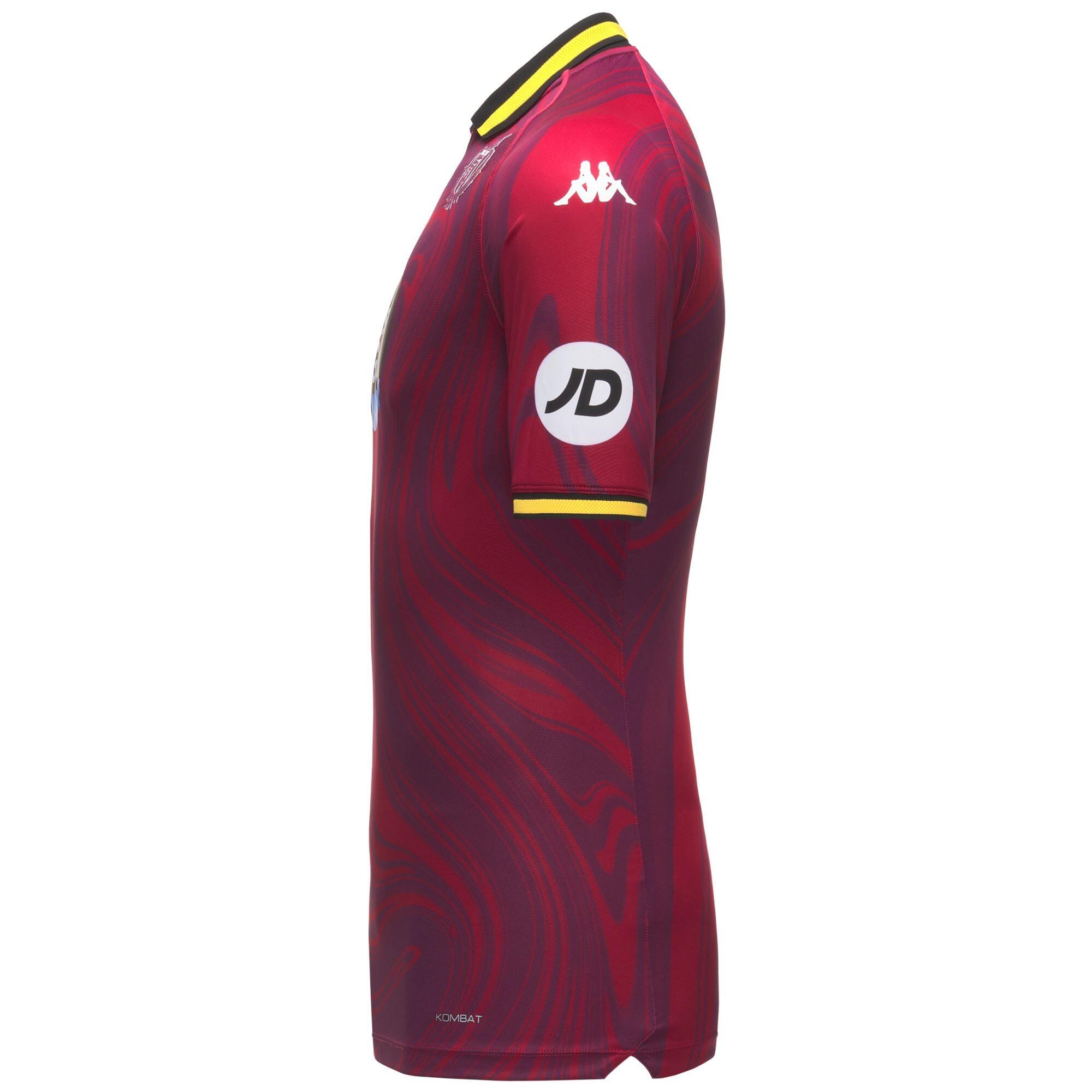 Camiseta de hombre de poliéster roja de fútbol 2/5