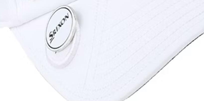 Srixon New Ball Marker Cap, Cappellino da golf colorato da uomo, bianco/rosso 3/3