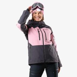 Veste de ski freeride femme imperméable coupe-vent respirante skiing