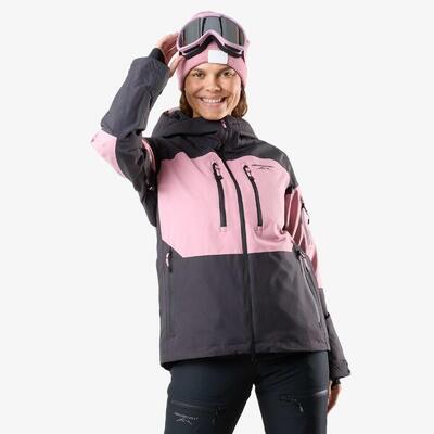 Dames ski jas ski waterproof winddicht ademend freeride