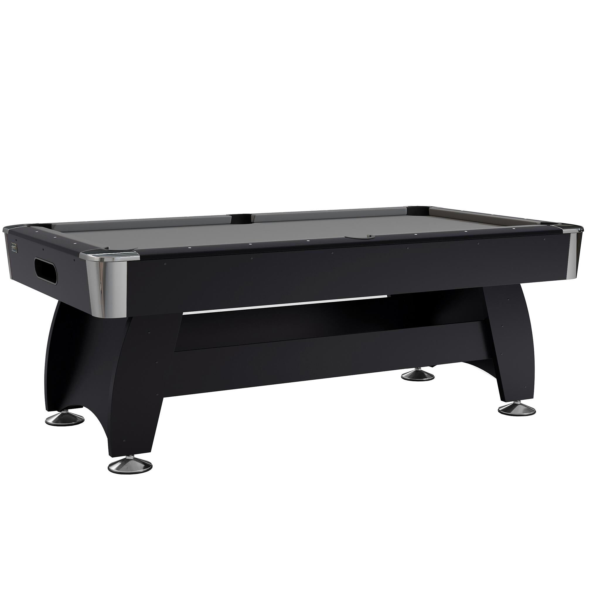 NORTH Gardone Pooltafel Zwart/Grijs 8FT 2/7