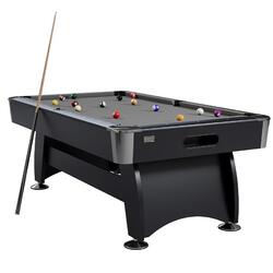 NORTH Gardone Table de billard Noir/Gris 8FT