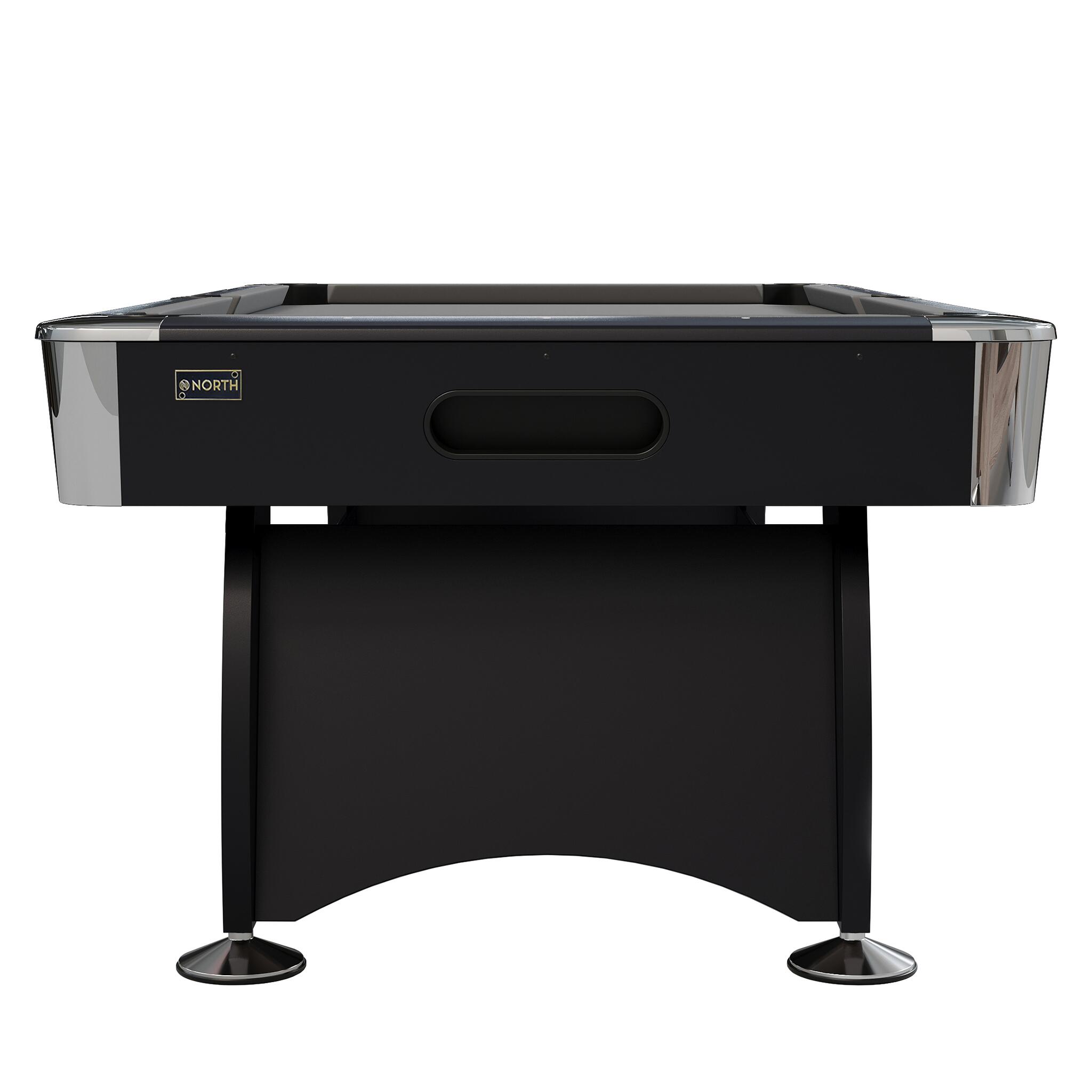 NORTH Gardone Pooltafel Zwart/Grijs 8FT 4/7