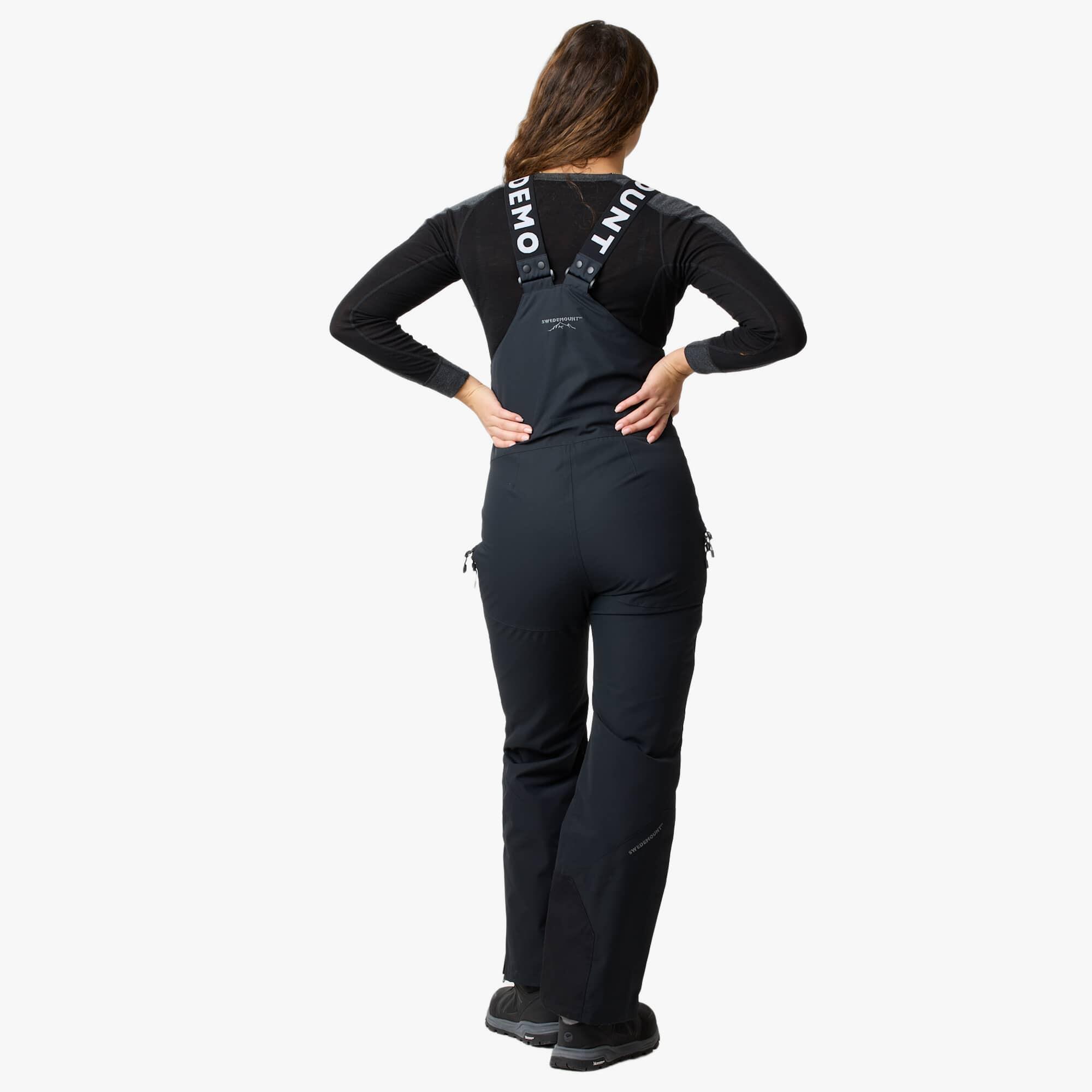 Damen Skihose Ski wasserdicht winddicht atmungsaktiv freeride Latzhose 2/8