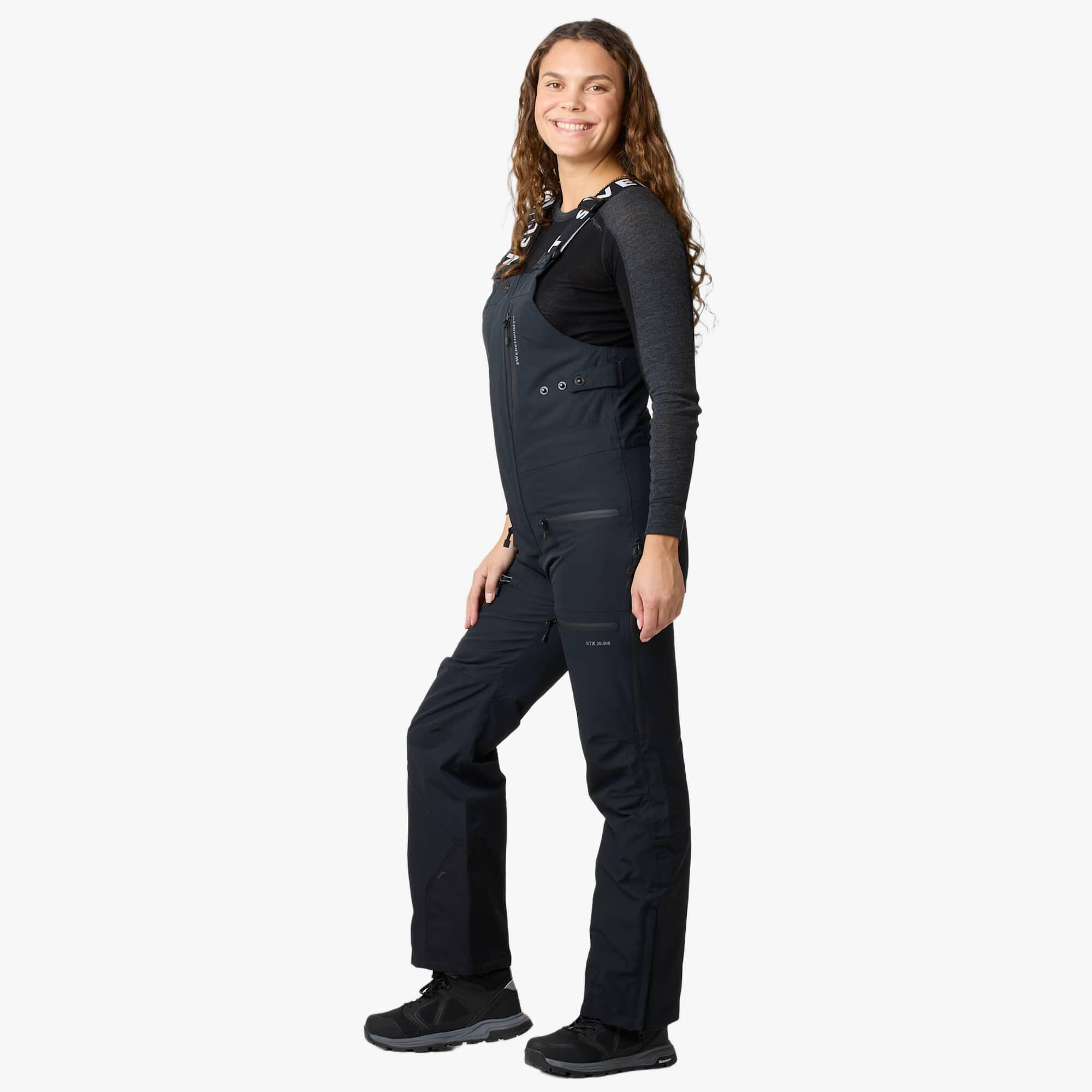Damen Skihose Ski wasserdicht winddicht atmungsaktiv freeride Latzhose 4/8