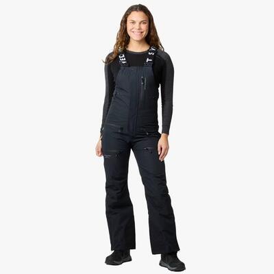Dames ski broek ski pants waterproof windproof breathable freeride bib pants