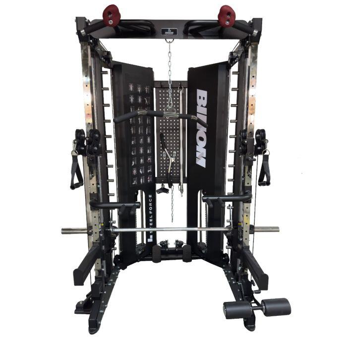 Binom Steel Force B17 Multigimnasio 90 kg x2 con multipower, poleas y fondos 5/5