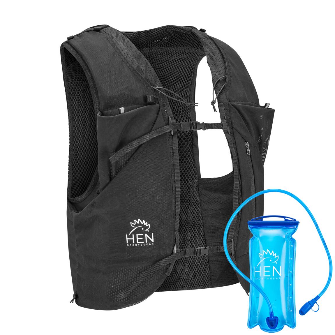 Mochila de trilha - mochila de corrida - colete de maratona - com bolsa de água