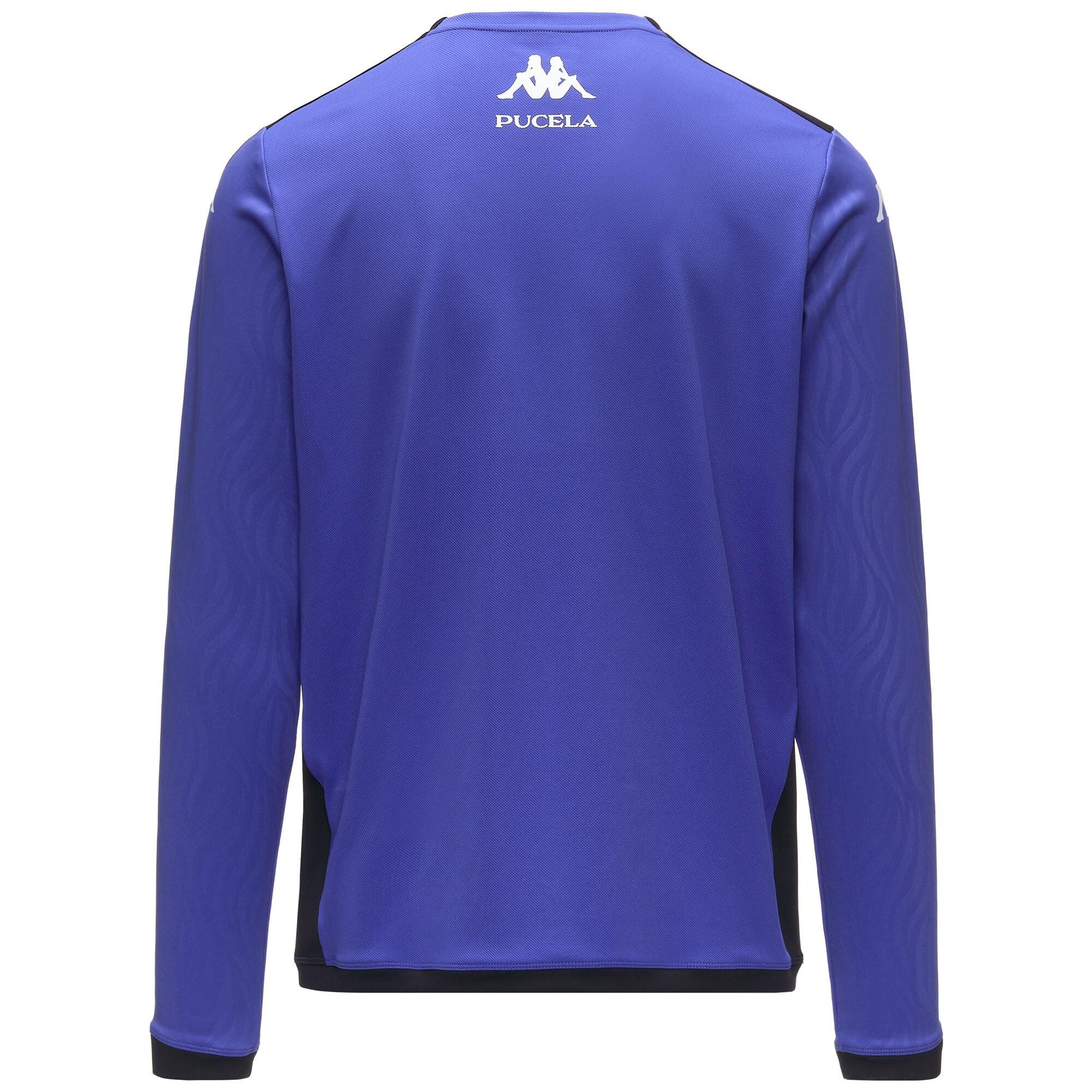 Sudadera de niño en poliéster reciclado morado de fútbol 3/3