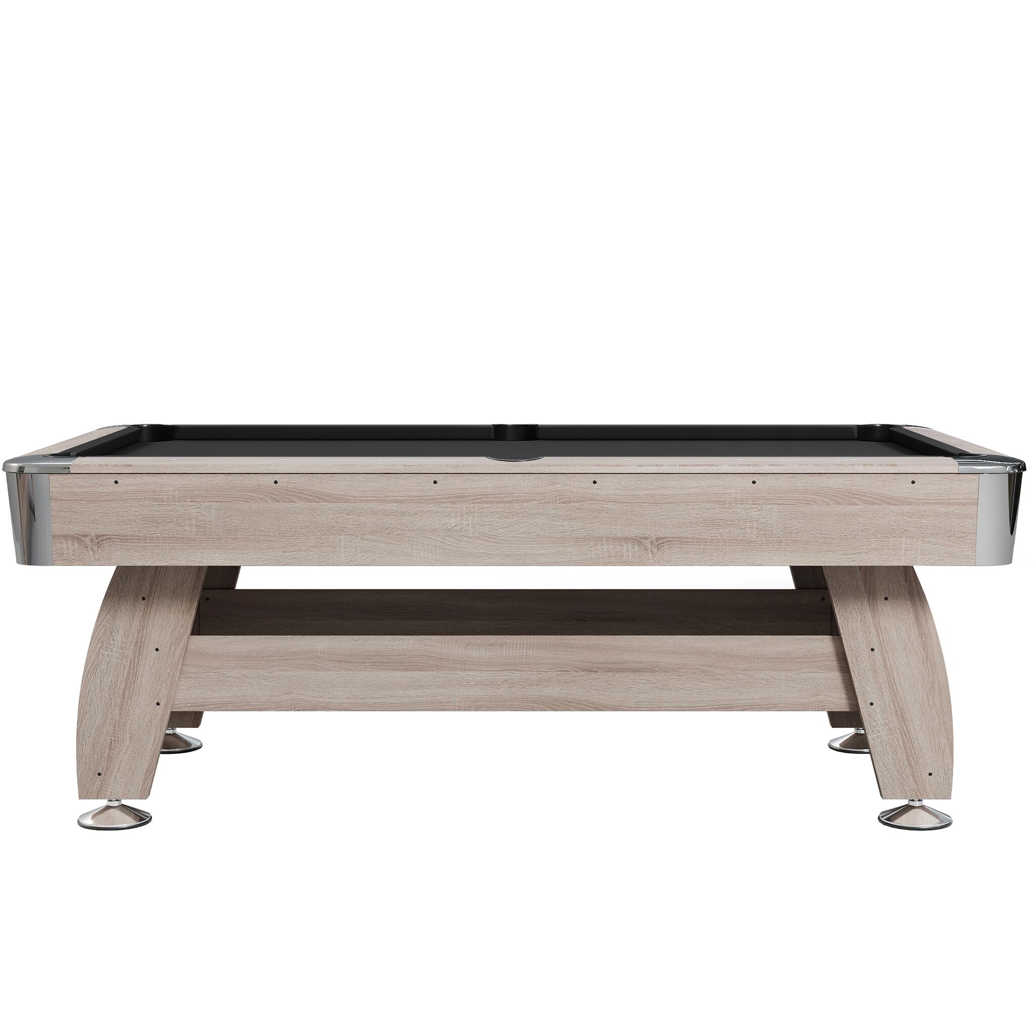 NORTH Gardone Pooltafel Wood/Zwart 8FT 3/7