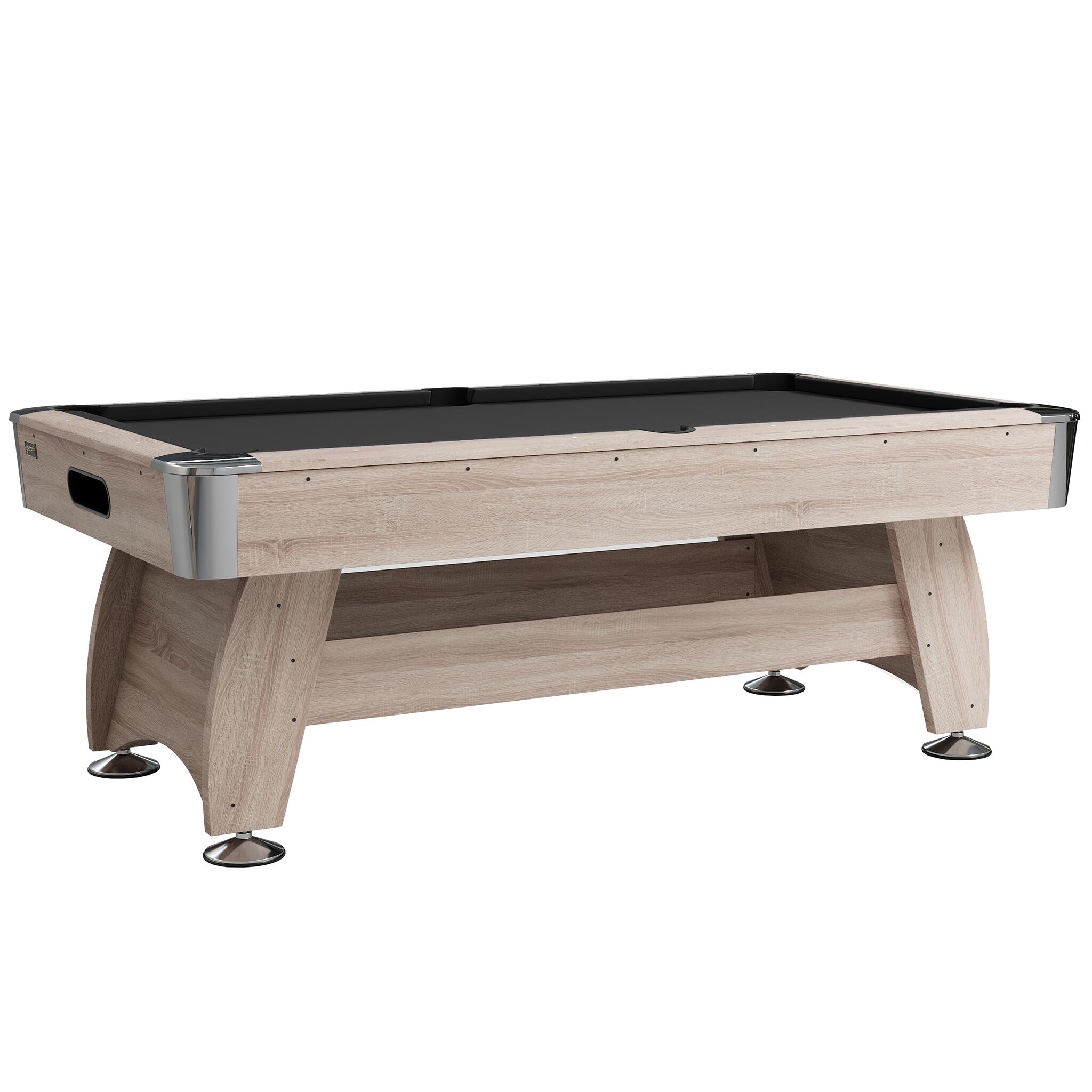 NORTH Gardone Pooltafel Wood/Zwart 8FT 2/7
