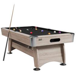 NORTH Gardone Table de billard Bois/Noir 7FT
