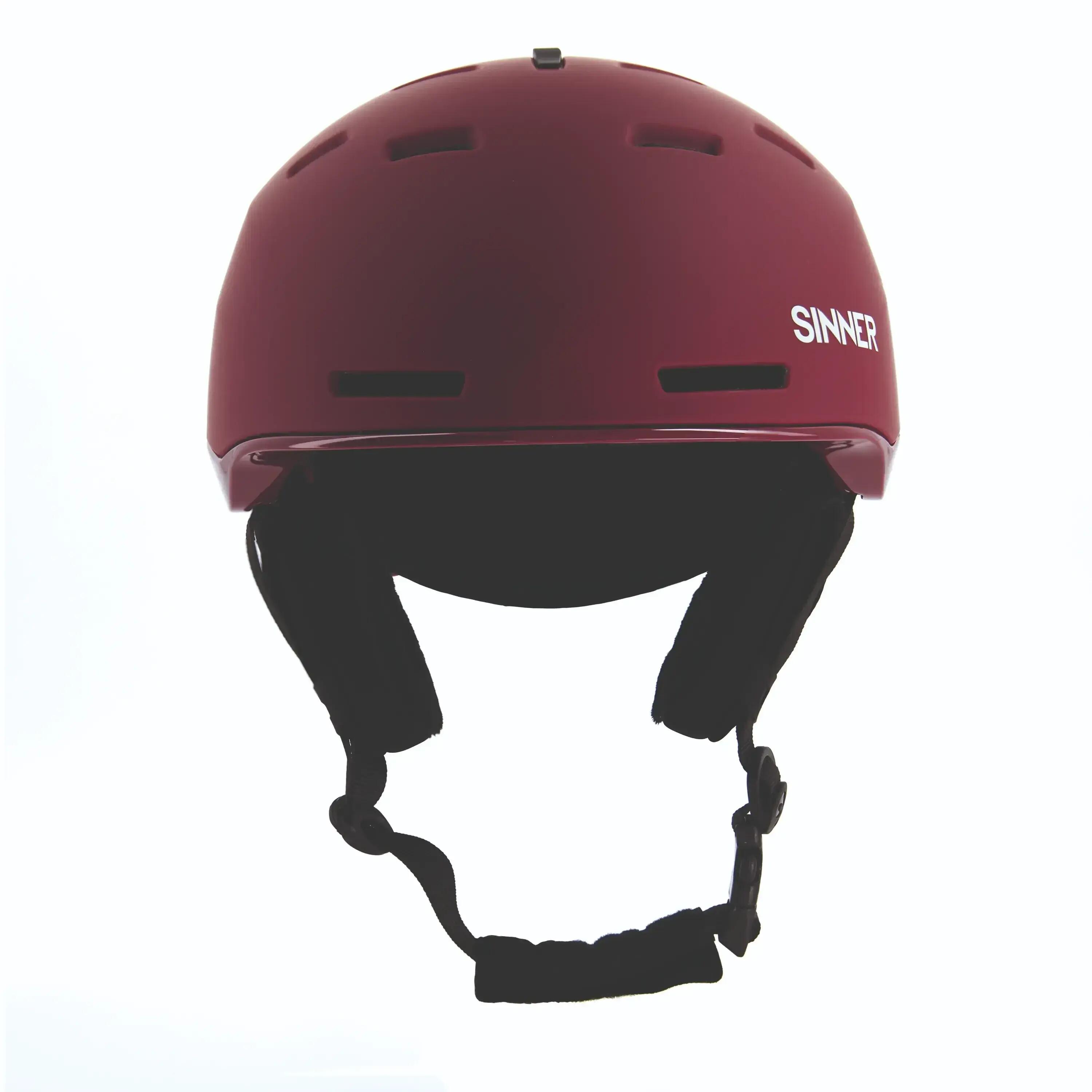 Sisak sí/snowboard SINNER Kaiser, Bordó, Unisex 3/4