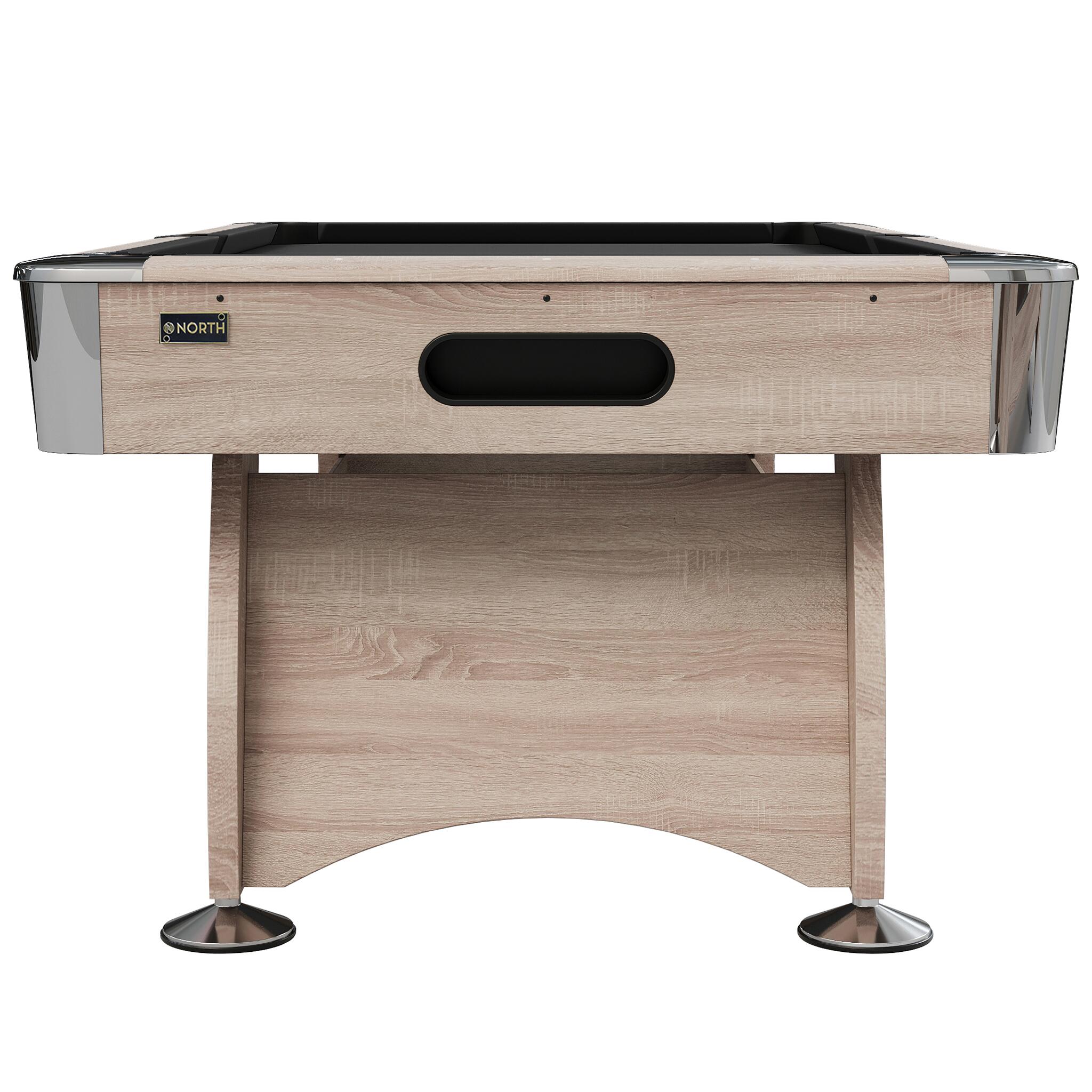 NORTH Gardone Pooltafel Wood/Zwart 8FT 4/7