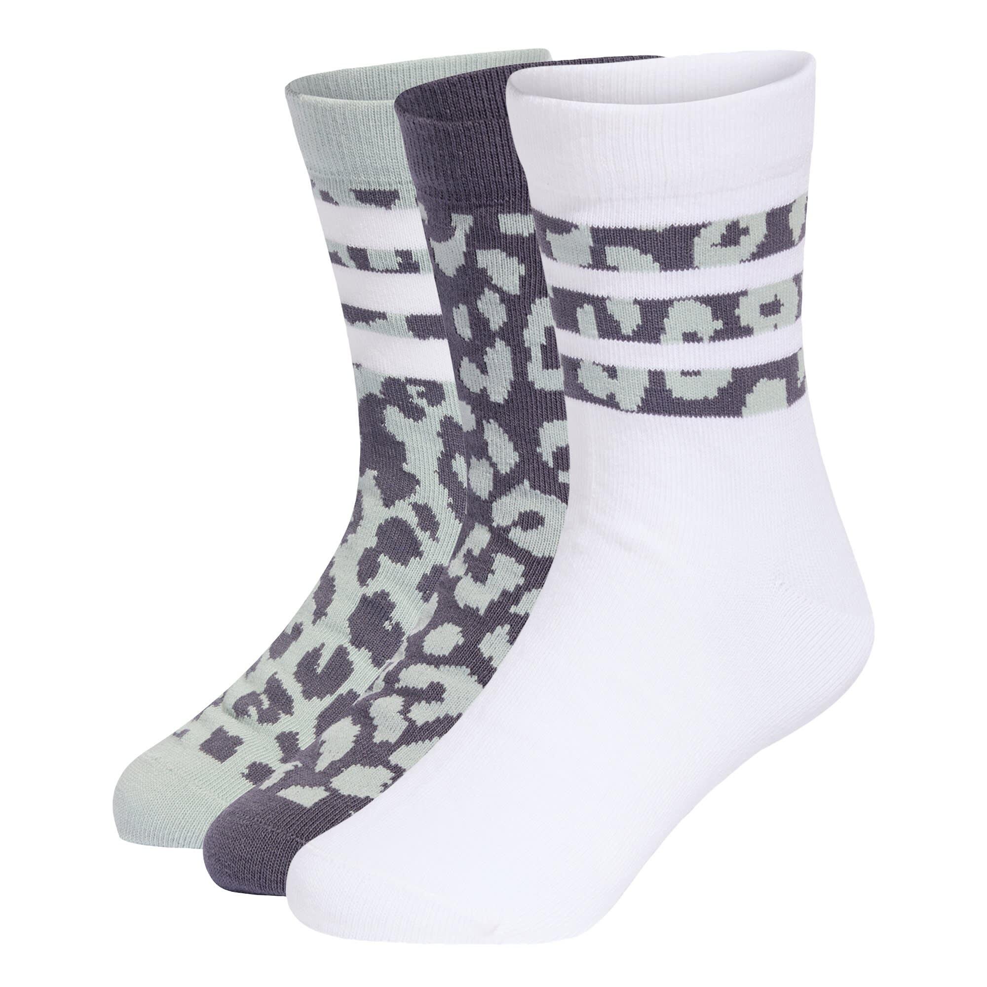 ADIDAS YOUTH GIRLS LEO 3PP SOCKS