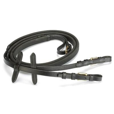 Rubberen teugels met roestvrijstalen gespen daslö