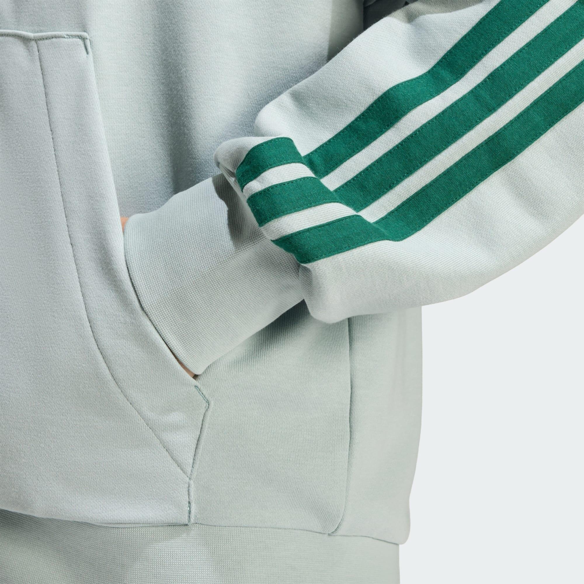 Essentials 3-Streifen French Terry Kapuzenjacke 4/5