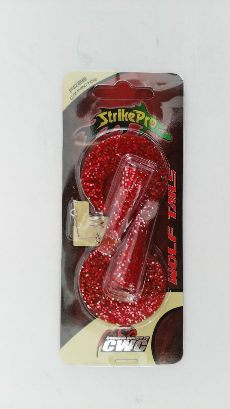 COADA DE SCHIMB STRIKE PRO RED GLITTER WOLF TAIL