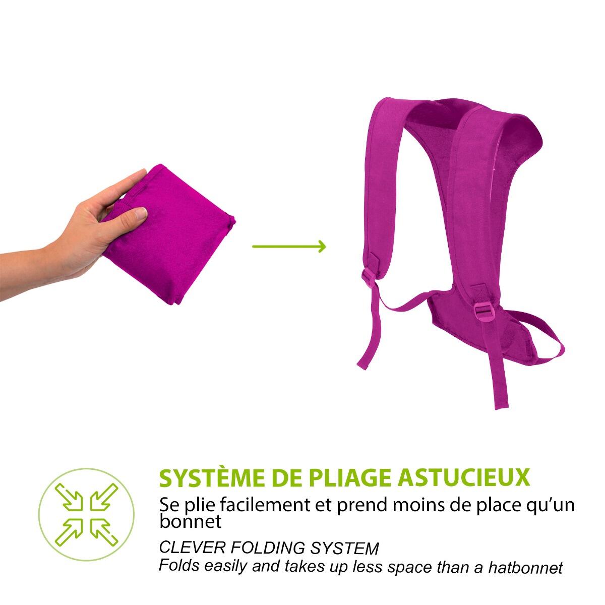 SkiBack Enfant - Porte ski pour enfant - Rose 6/7