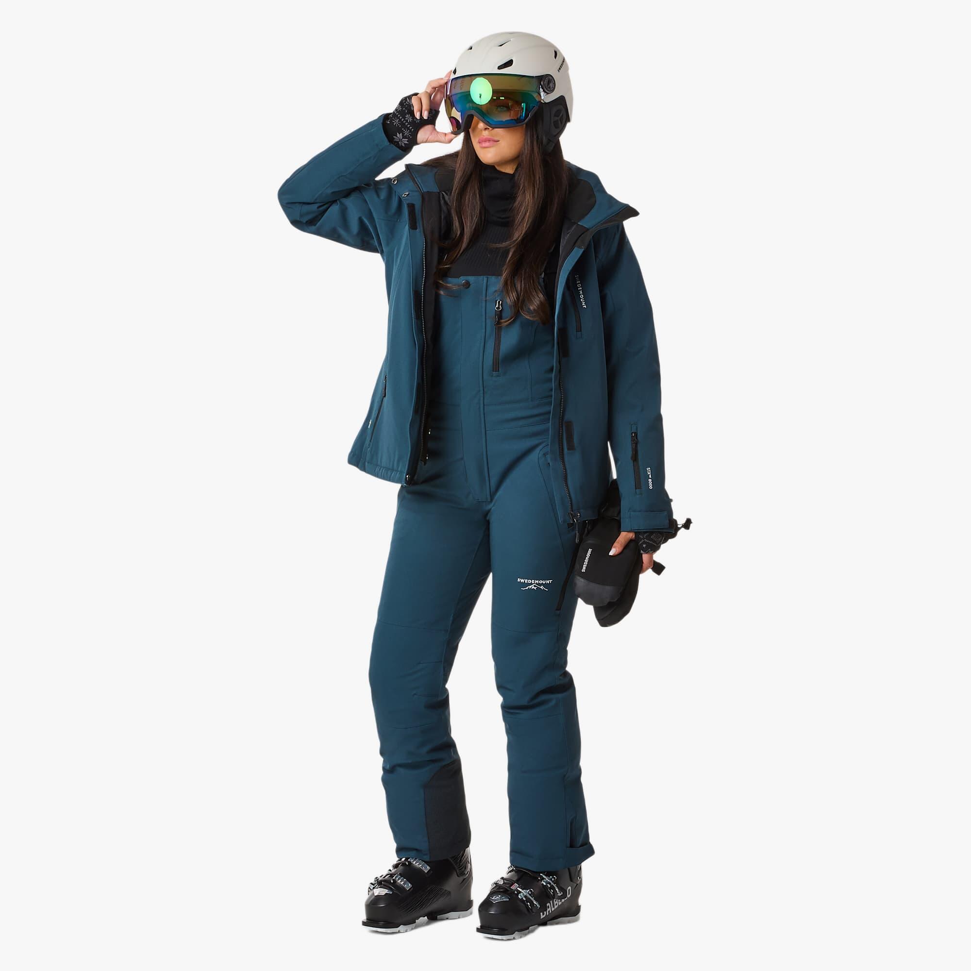 Pantalon de ski femme ski imperméable coupe-vent Cervinia bib pants 3/8