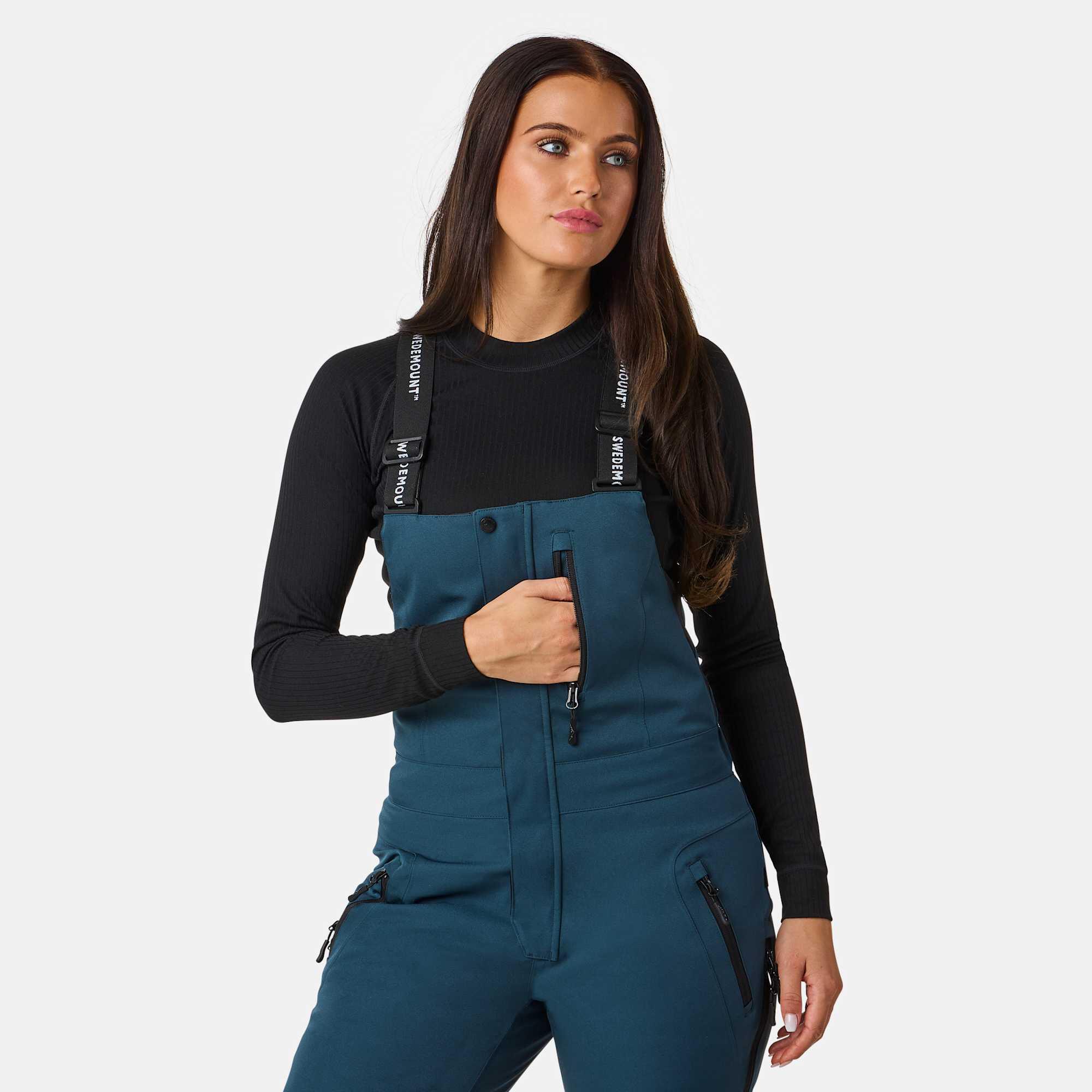 Pantalon de ski femme ski imperméable coupe-vent Cervinia bib pants 7/8