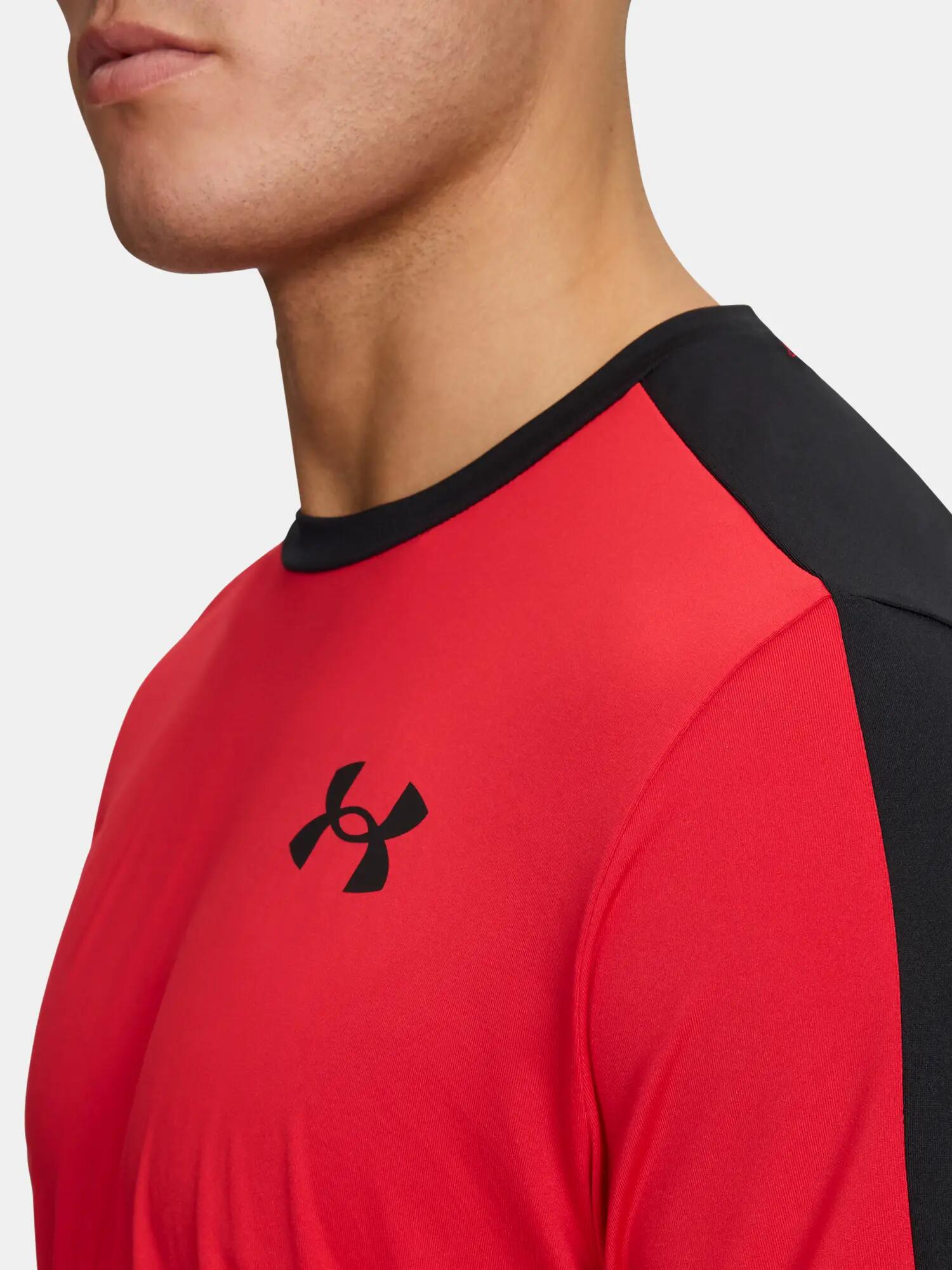 Férfi póló Under Armour UA HG Wordmark SS-RED 3/3