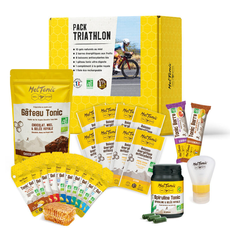 MELTONIC Pack Triathlon Meltonic - Energia biologica (gel, barrette, spirulina)