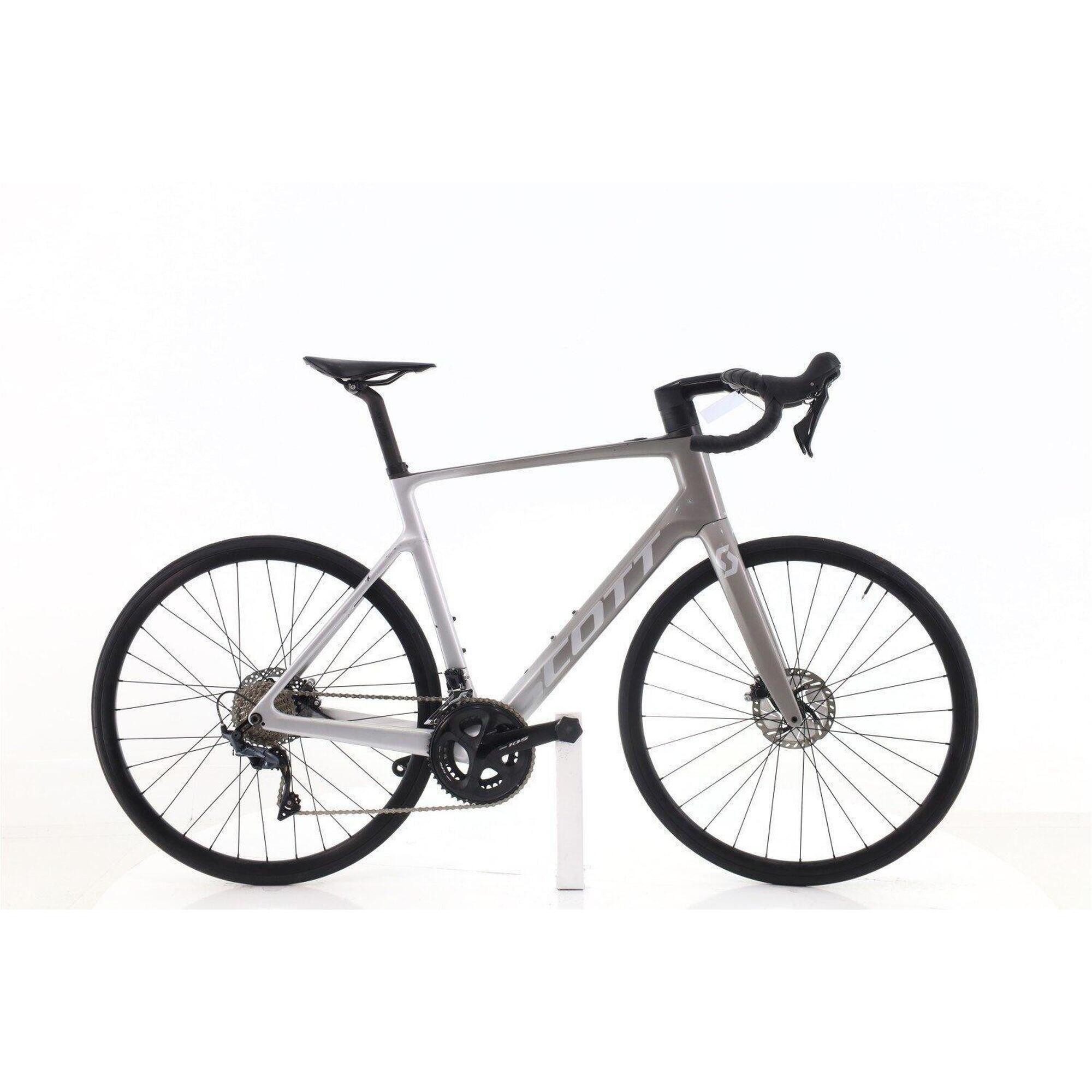 Scott - Ebike Route Reconditionné ·  Addict Eride 20 · Très Bon État - Vélo Route - Gris - 58 - Decathlon