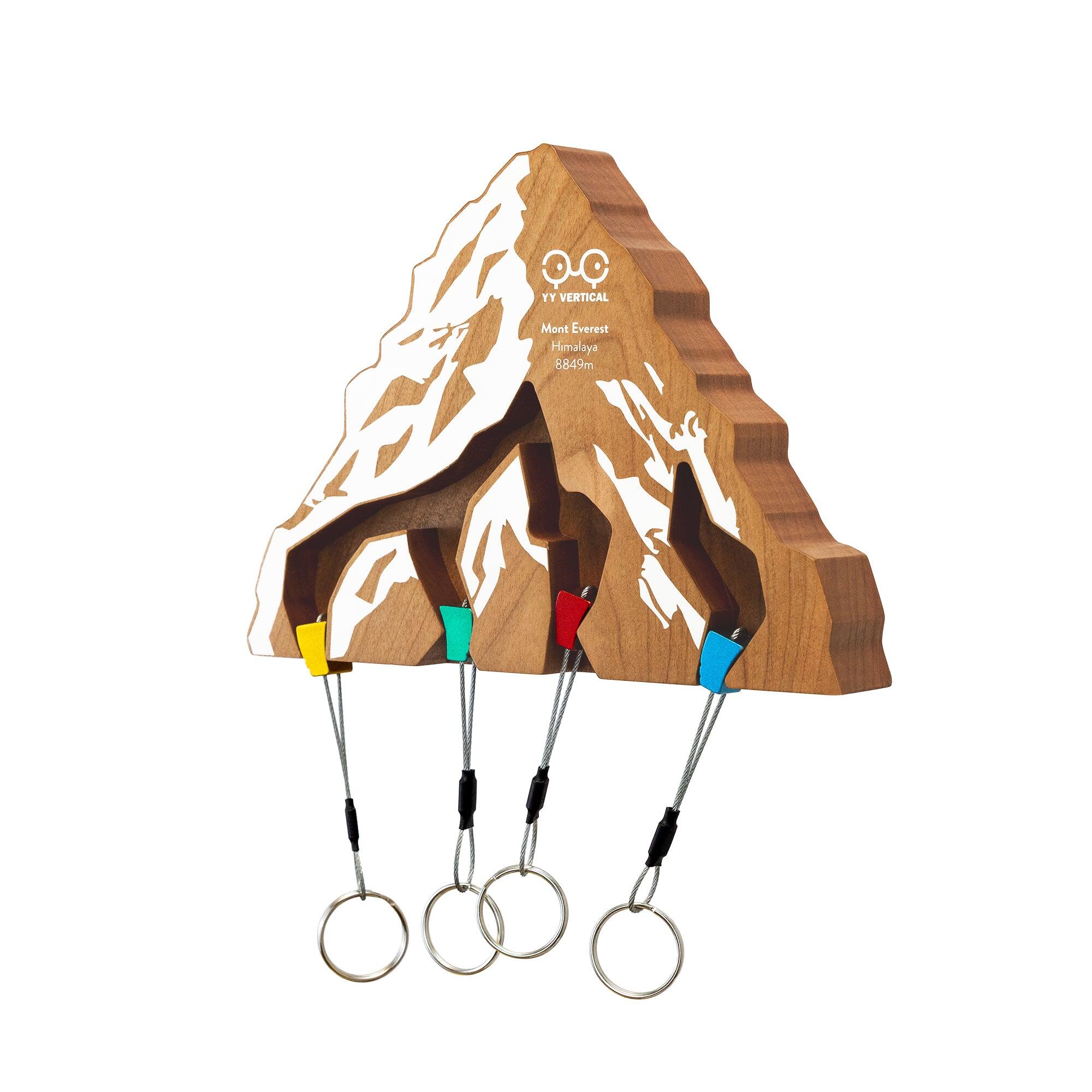 Wand-sleutelhouder KeyHolder Editie Berg – massief kersenhout 3/7