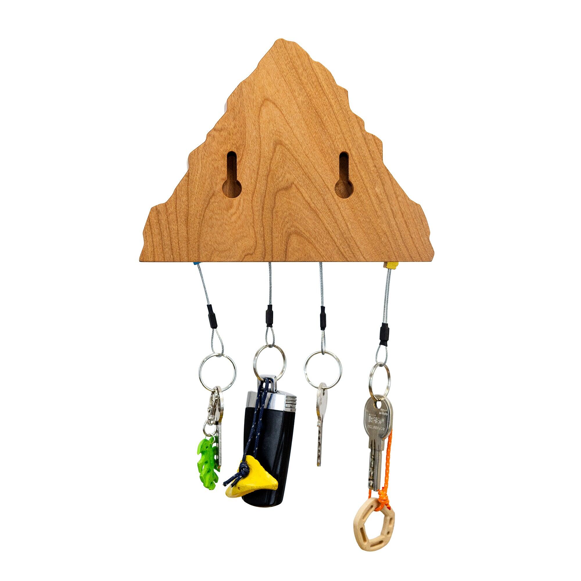 Wand-sleutelhouder KeyHolder Editie Berg – massief kersenhout 2/7
