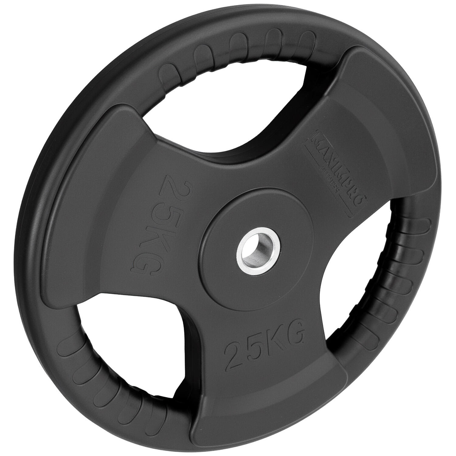 Disco Caucho Maximpro Masos con Agarre 25kg 3/4