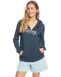 Sweat à capuche zippé ITIA ZIP SIGNATURE Bleu Femme