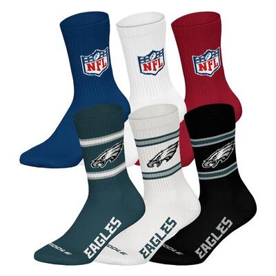 Socken Unisex 6er Pack Stretch-NFL 6Pack Crew Socks