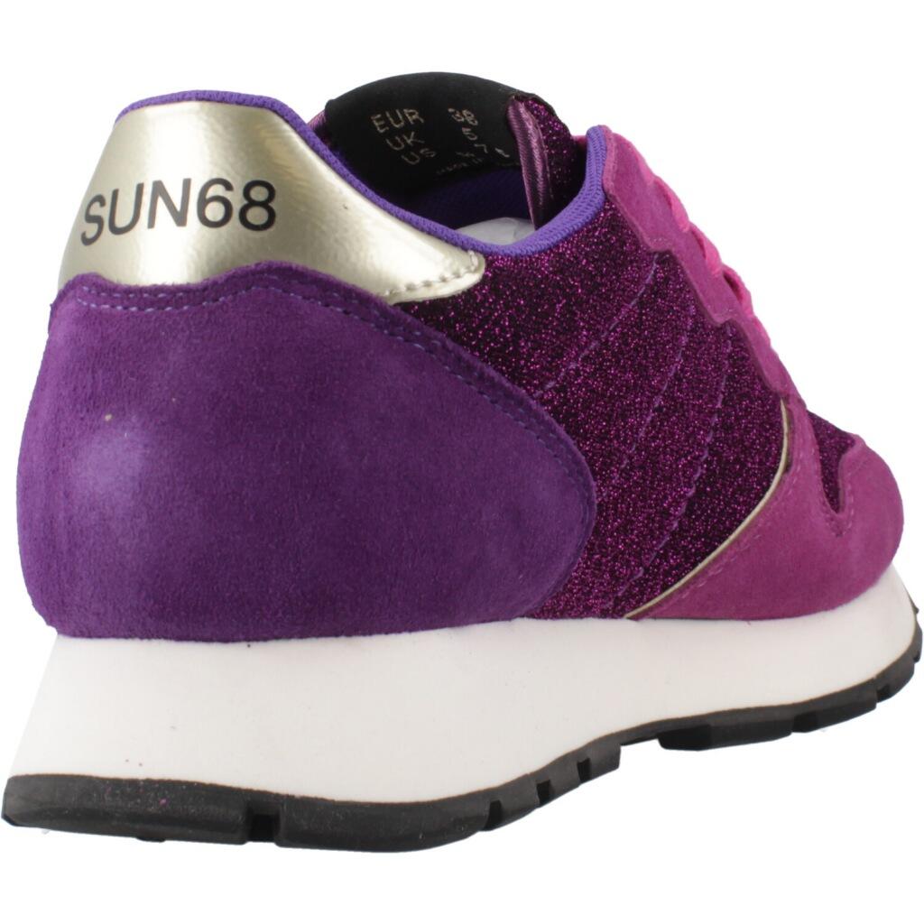 Scarpe Da Ginnastica Sun68 Modello Ally Glitter Textile Colore Rosa 3/5