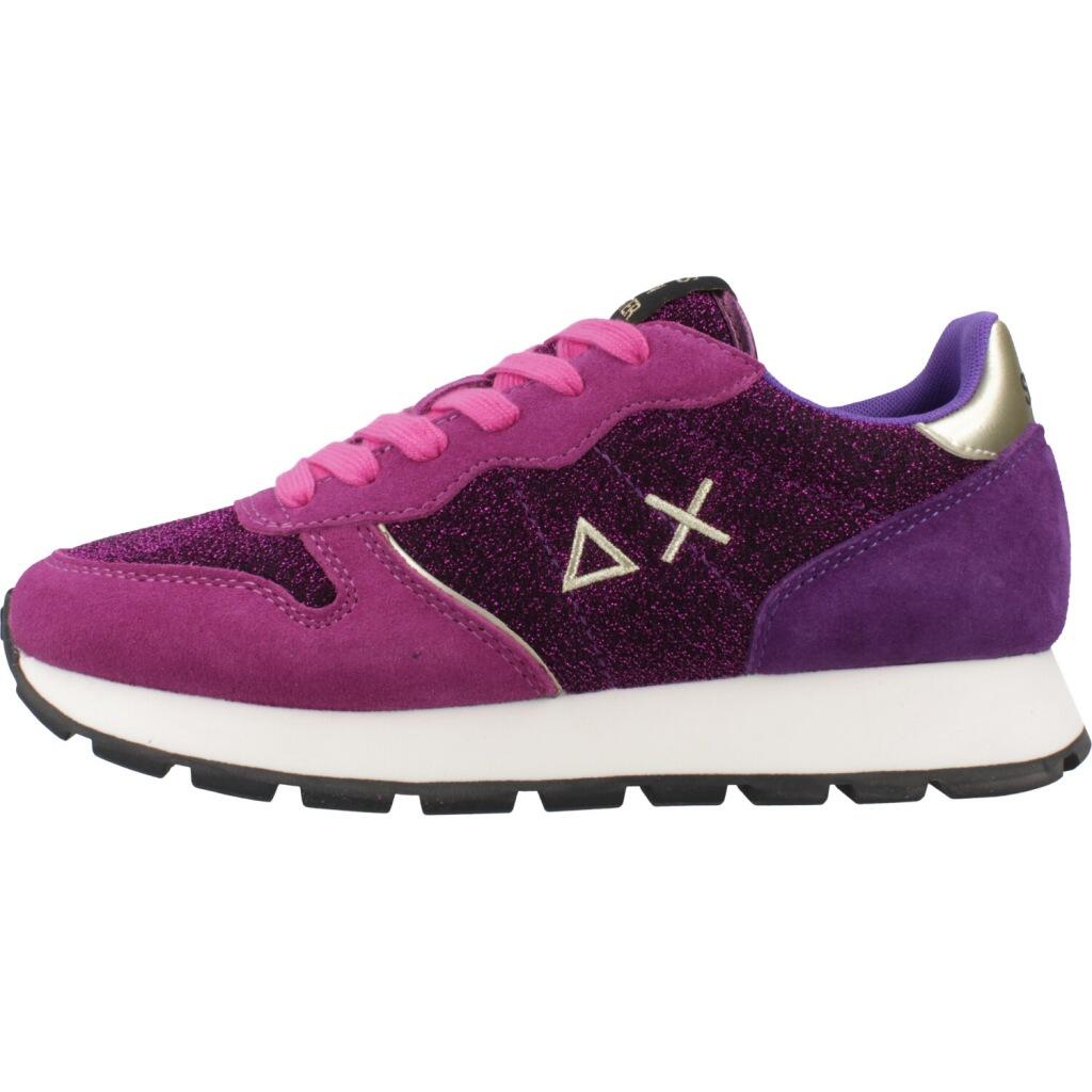 Scarpe Da Ginnastica Sun68 Modello Ally Glitter Textile Colore Rosa 2/5